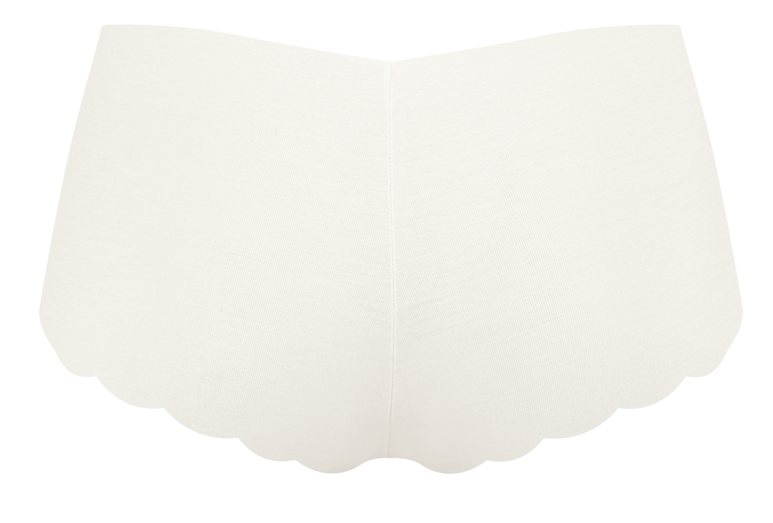 Dames ZERO Cotton Short Silk White