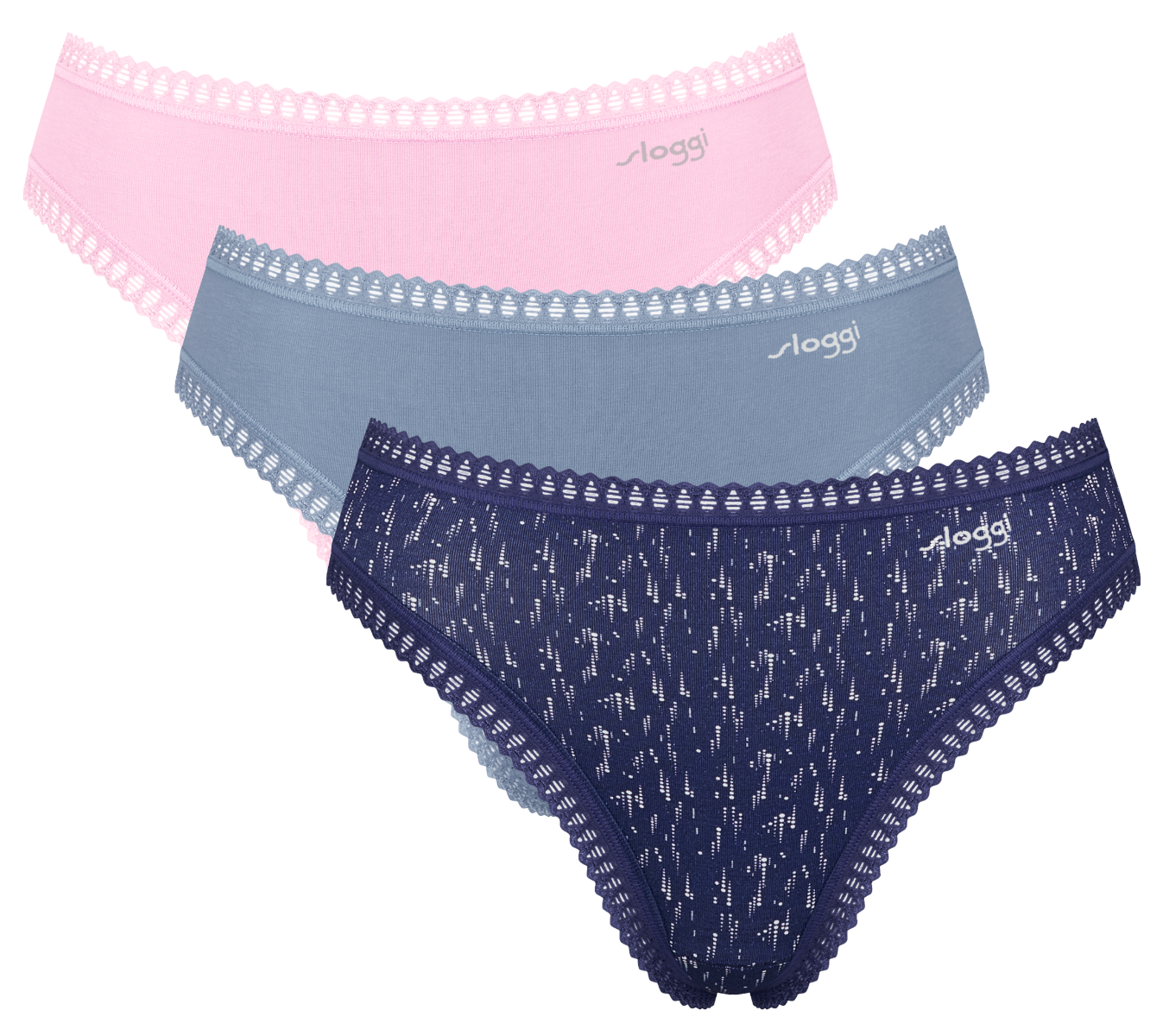 Go Crush Dames High Leg 3-Pack Multiple Colours 4
