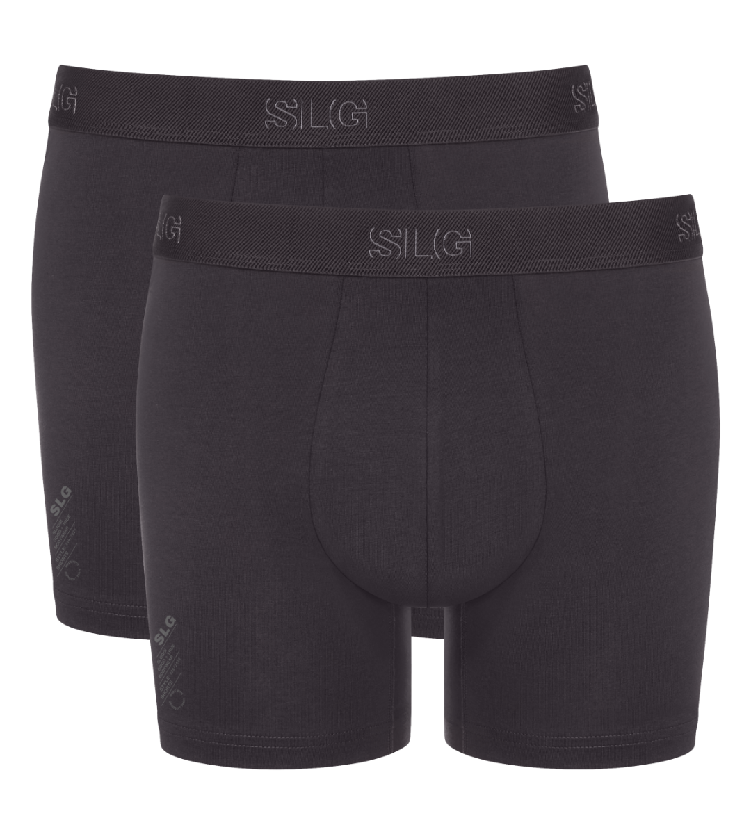 MEN SLG Base Heren Short 2-Pack Charcoal MEN SLG Base Heren Short 2-Pack Charcoal