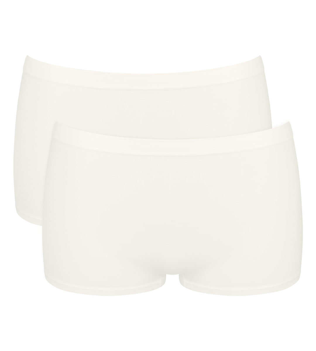 Sloggi Dames Go Sense Short 2-Pack Silk White