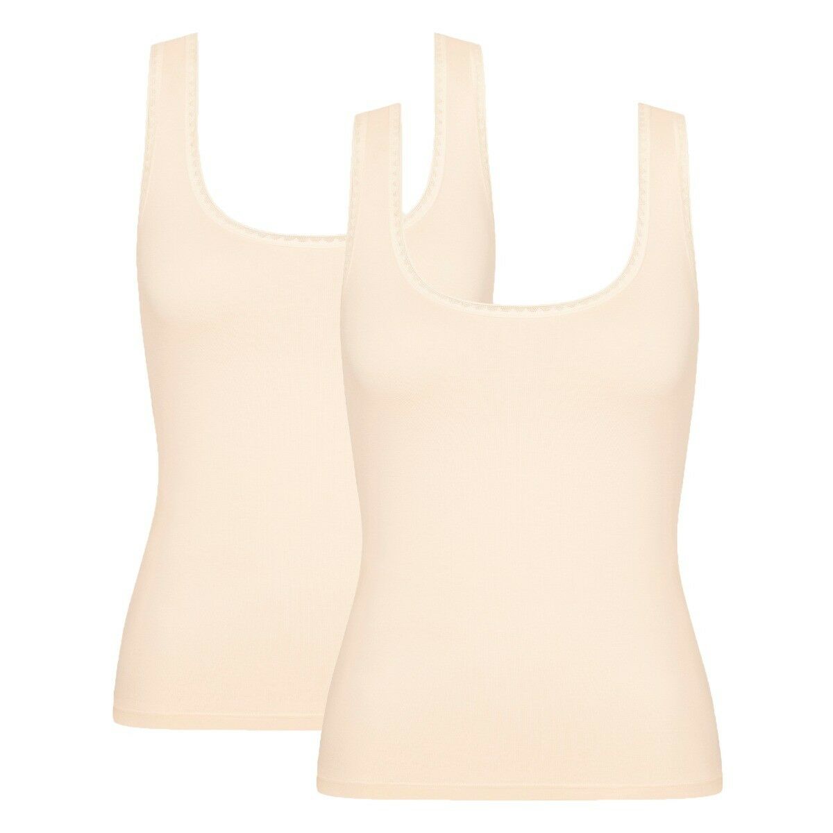 Dames GO 2-Pack Tank Top Fresh Powder