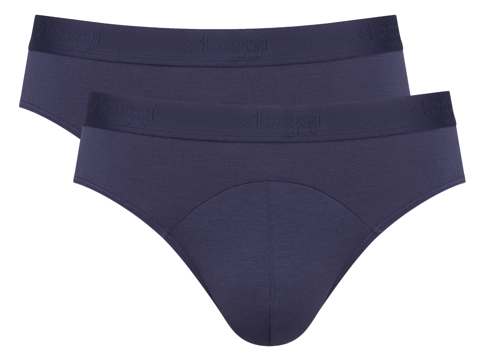 Heren EVER Soft 2-Pack Brief Indigoblauw