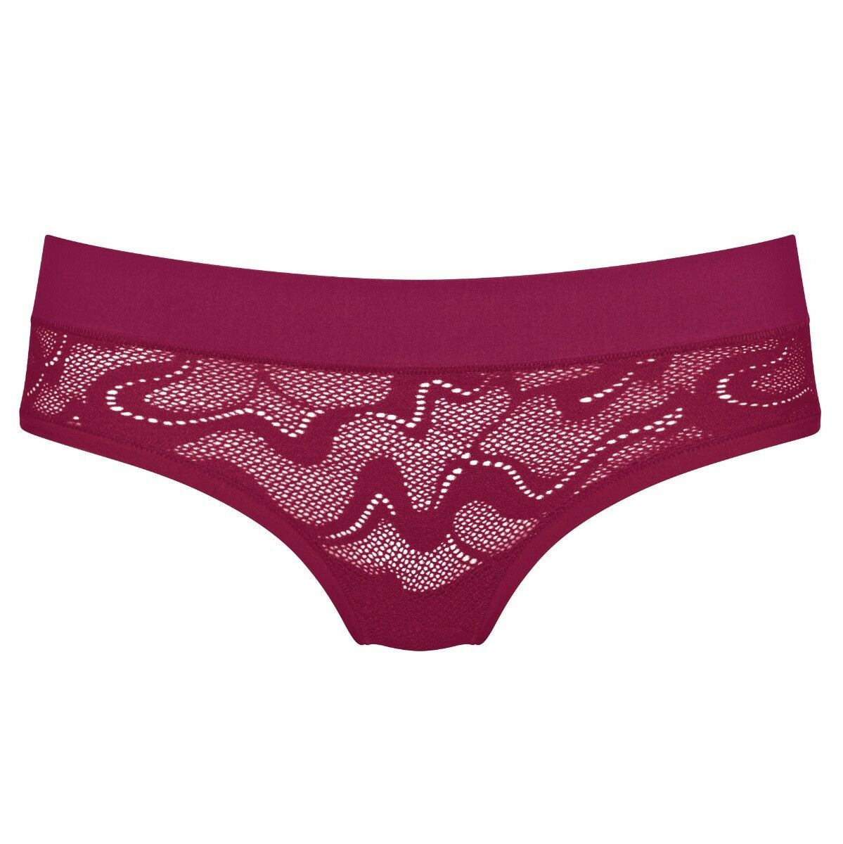 Dames GO Allround Lace Hipster Dark Wine