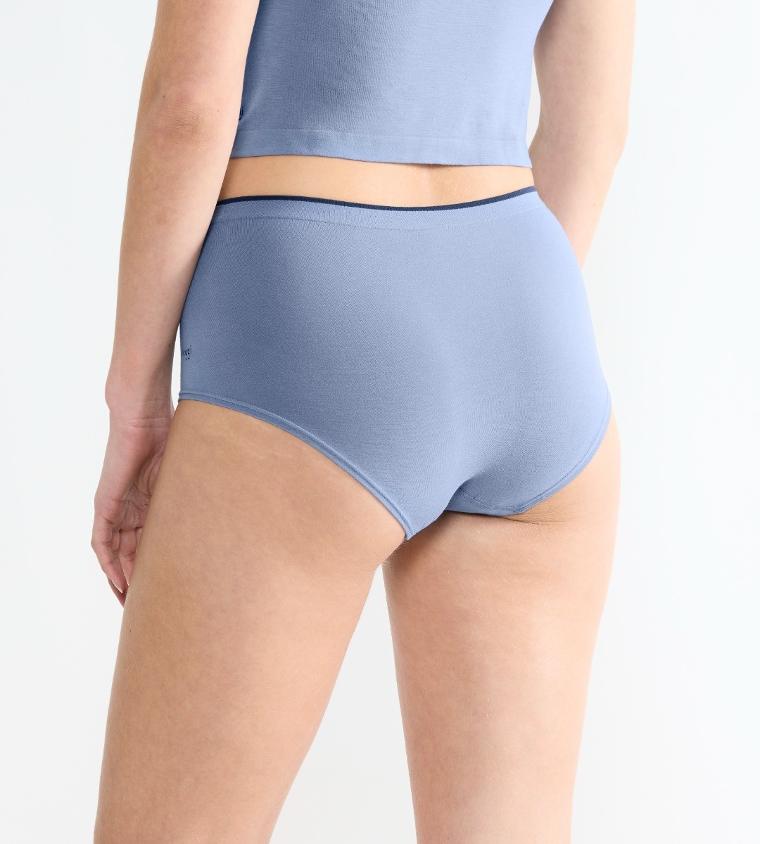 Sloggi Dames Go Sense Highwaist 2-Pack Blue Shadow