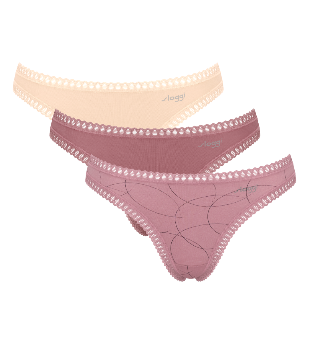 Dames Go Crush String 3-Pack Multiple Colours 2