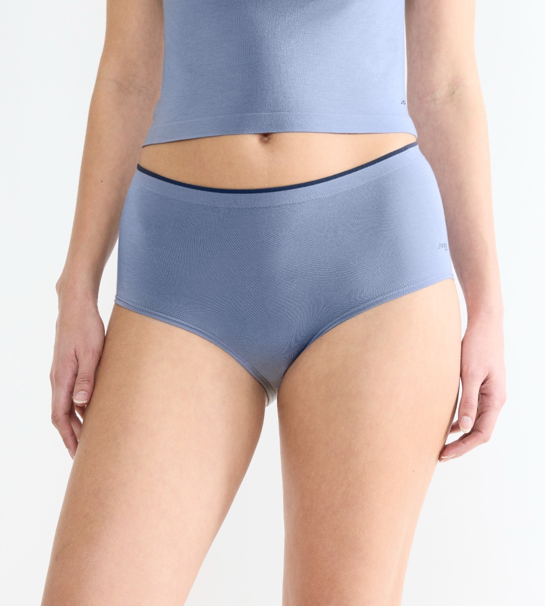 Sloggi Dames Go Sense Highwaist 2-Pack Blue Shadow