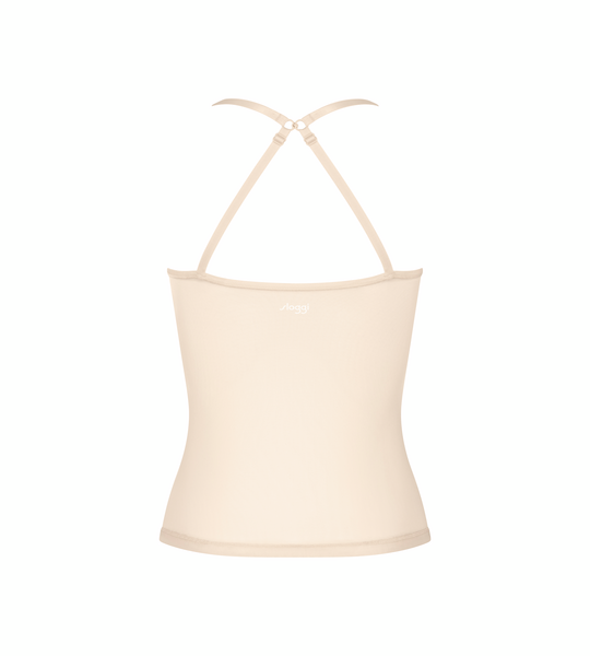 Soft ADAPT Dames Spaghetti Top Naturel (076)