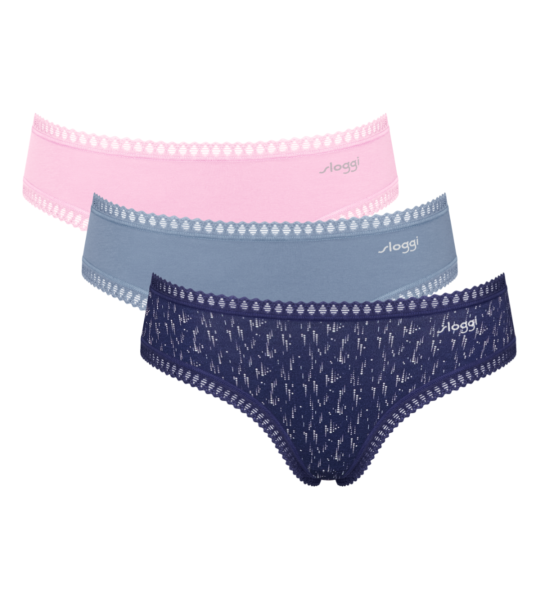 Go Crush Dames Hipster 3-Pack Multiple Colours 4
