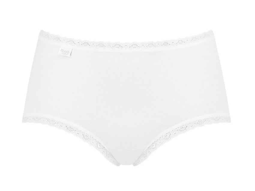 24/7 Cotton Lace Dames Midi Wit