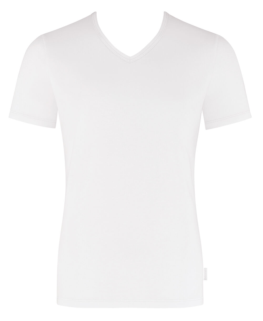 MEN EverNew Heren Shirt V-Neck Wit