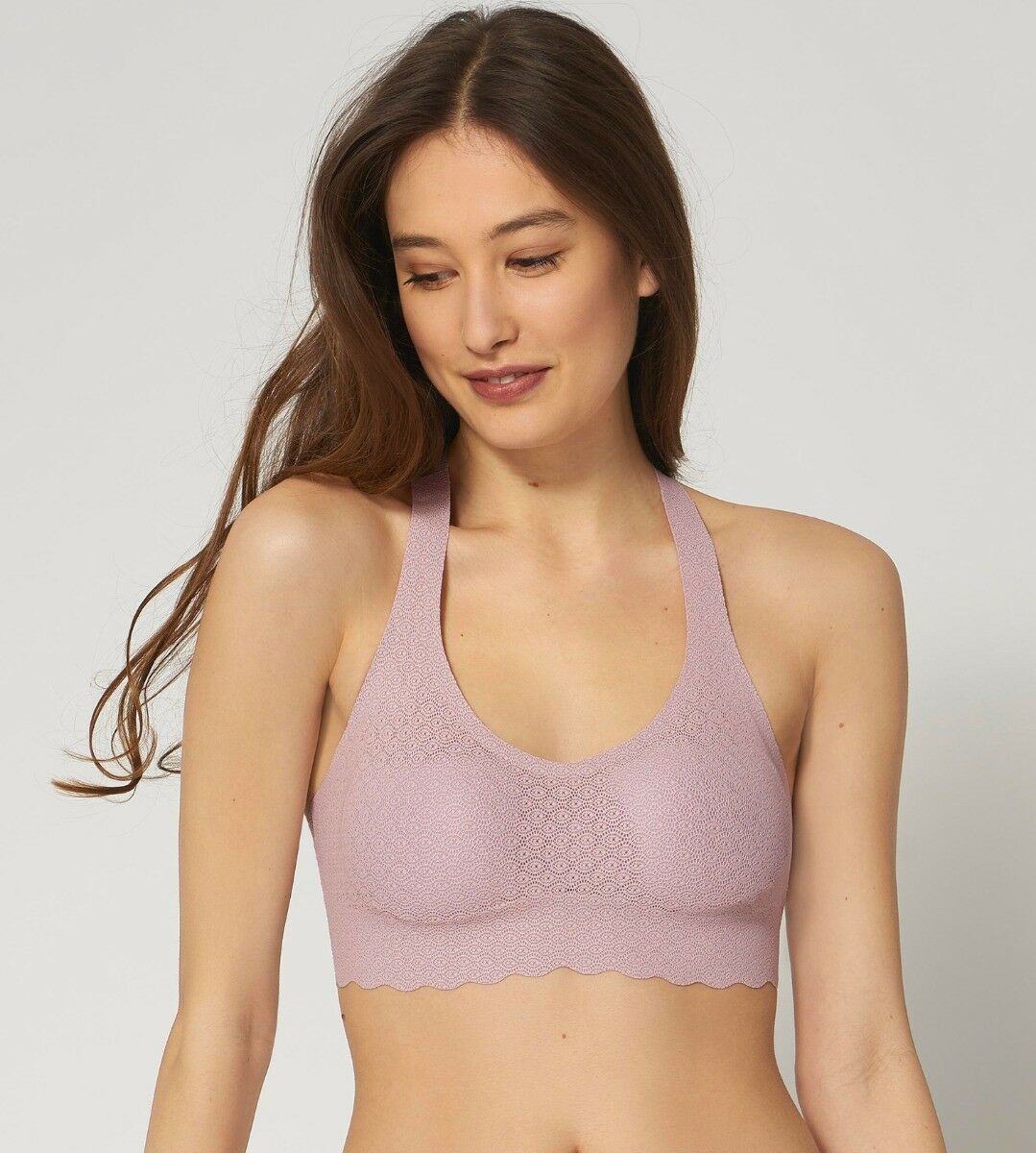 ZERO Feel Lace Dames Top Lilac Orchidee