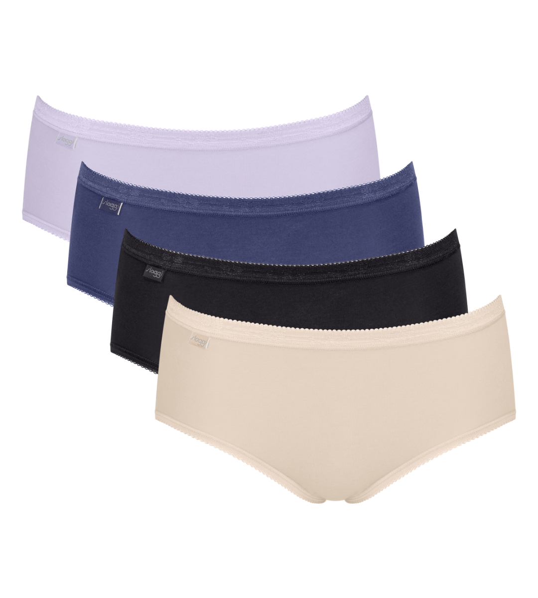 Sloggi Basic+ Dames Midi 4-Pack Multiple Colours 20