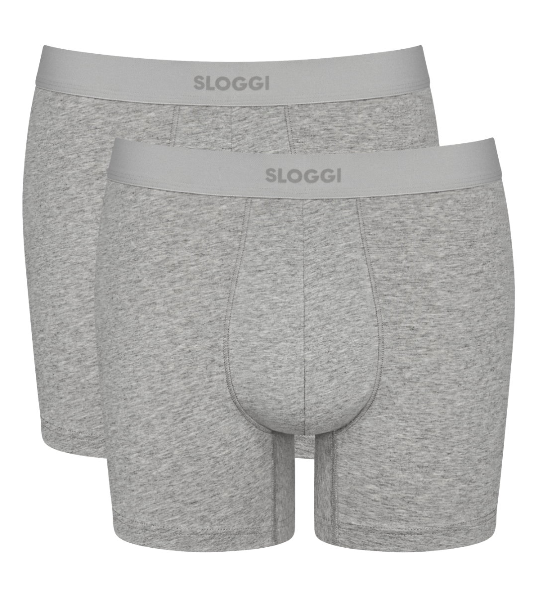 MEN Ever Ease Heren Short Dark Grey Melange MEN Ever Ease Heren Short Dark Grey Melange