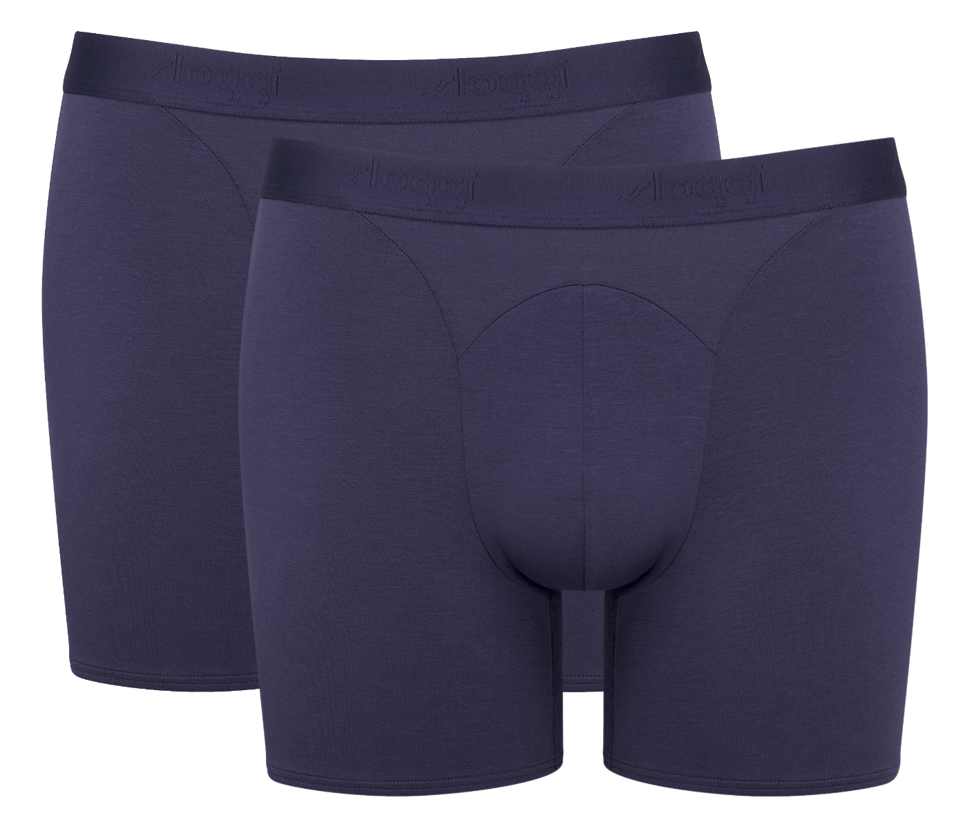 MEN Ever Soft Heren Short 2-Pack Indigoblauw