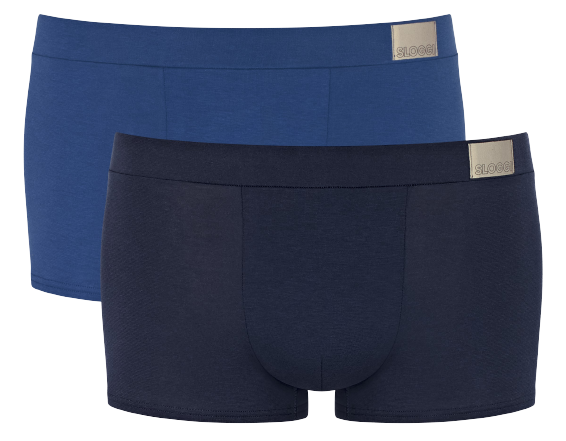 Heren GO 2-Pack Natural Hipster Blauw