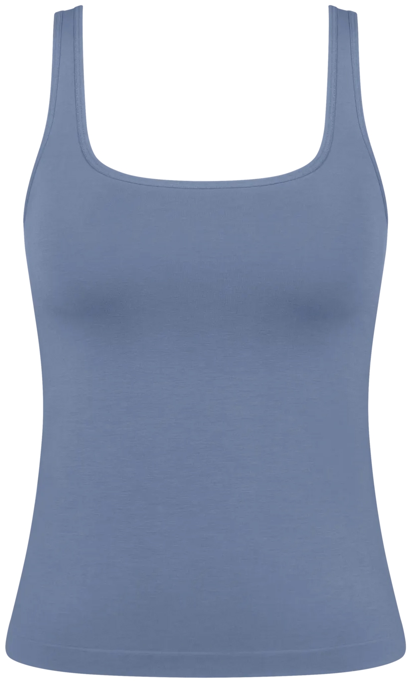 Dames Go Sense Tank Top Blue Shadow