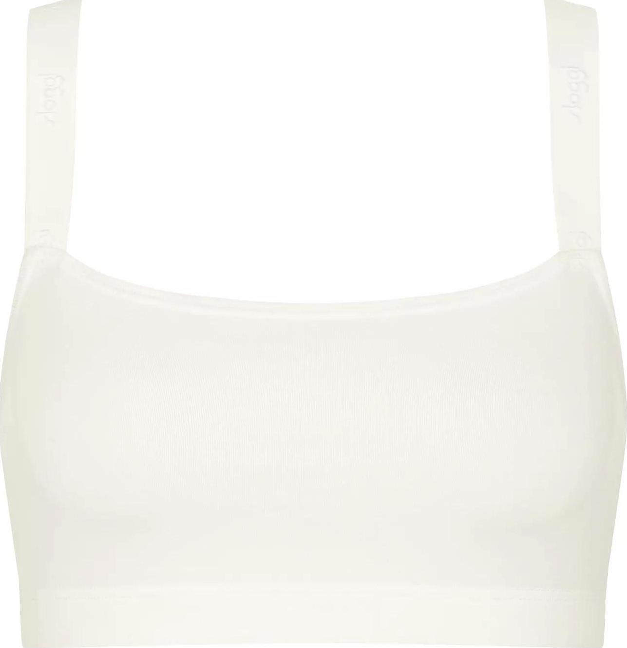 Go Casual Dames Top Silk White