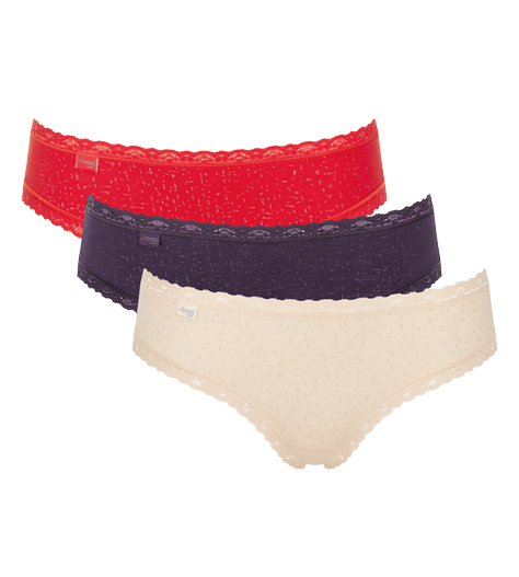 24/7 Weekend Dames Hipster Holiday 3-Pack Multi-colour
