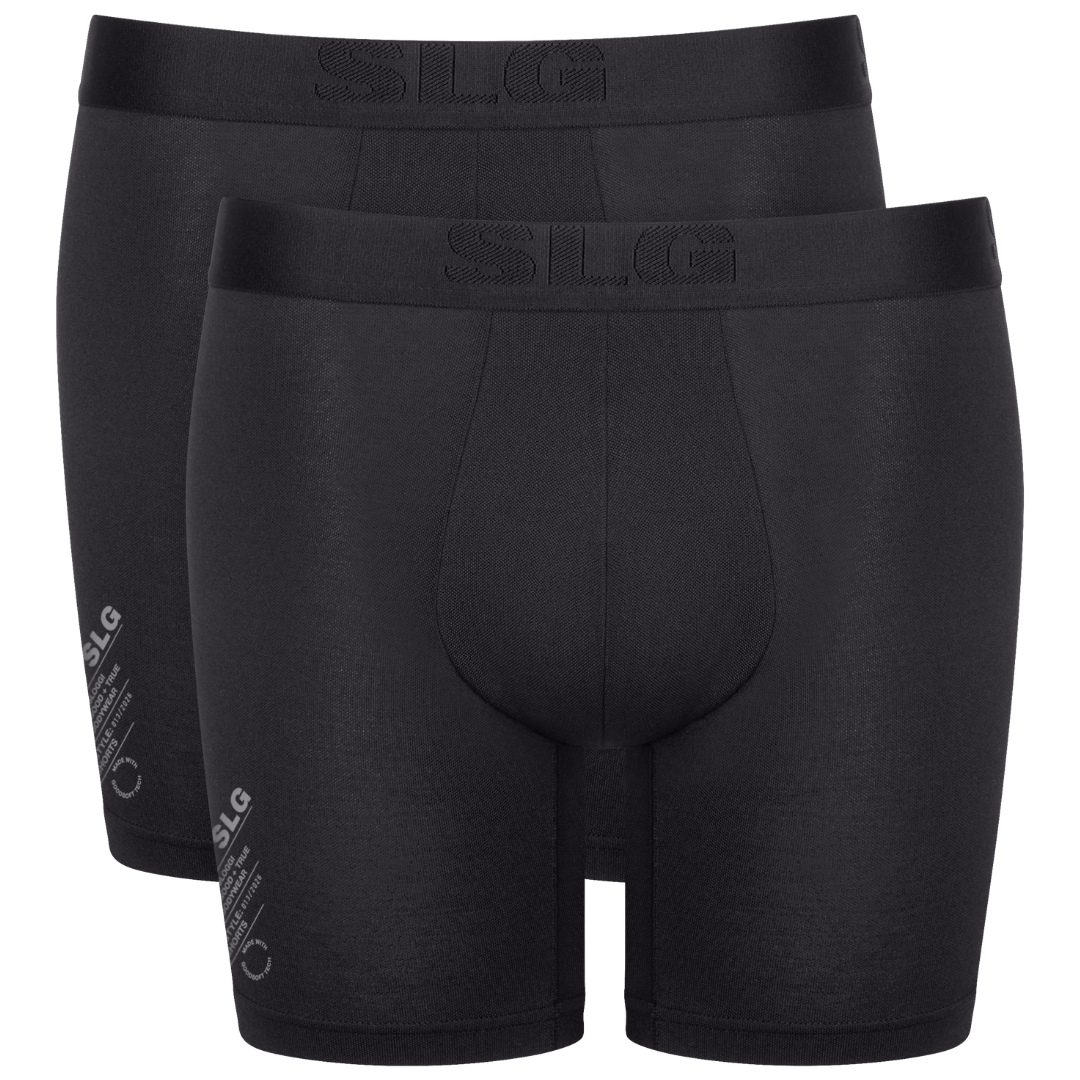 MEN SLG Base Heren Soft Short 2-Pack Black