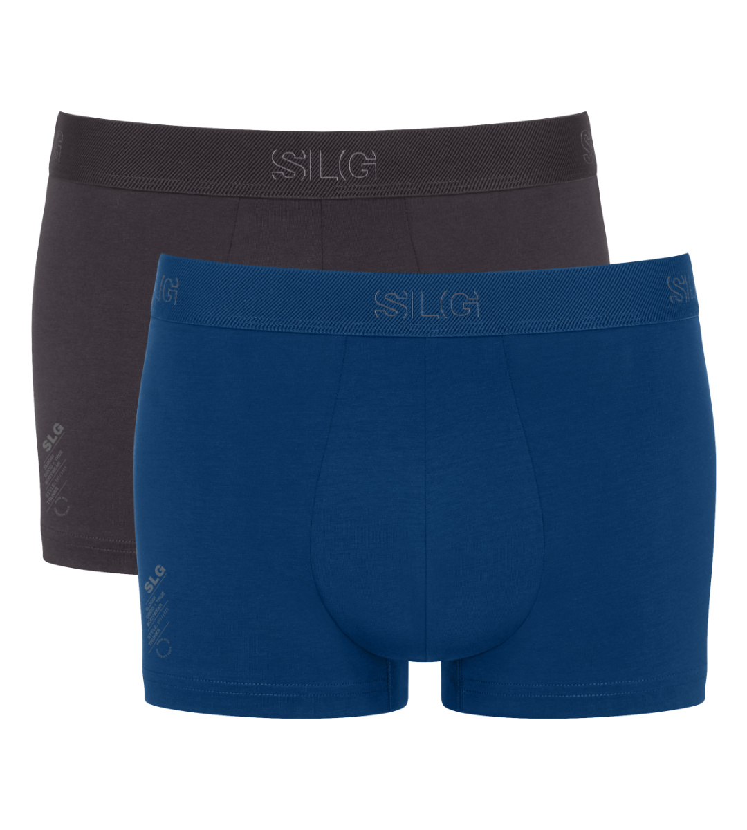MEN SLG Base Heren Trunk 2-Pack Black Combination MEN SLG Base Heren Trunk 2-Pack Black Combination