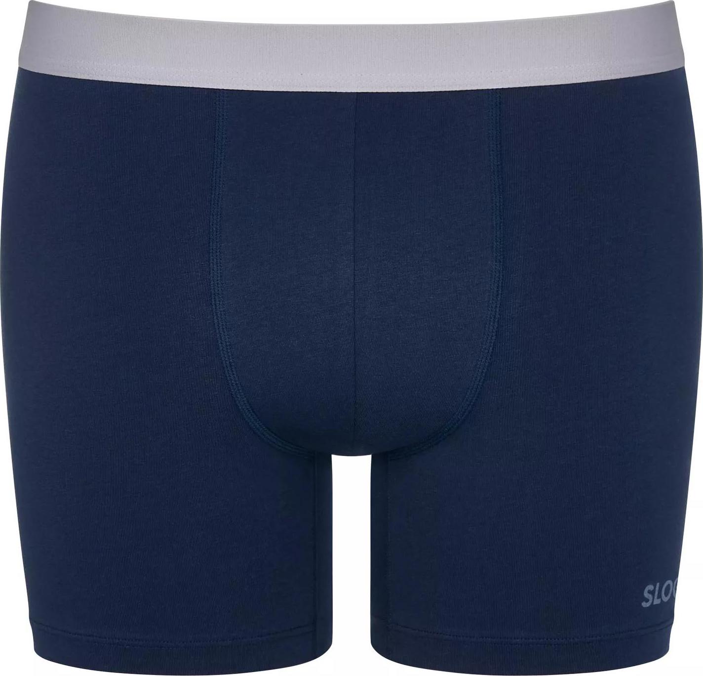 MEN Go ABC Heren Short Met Lange Pijpjes 2 Pack Navy Maat XS