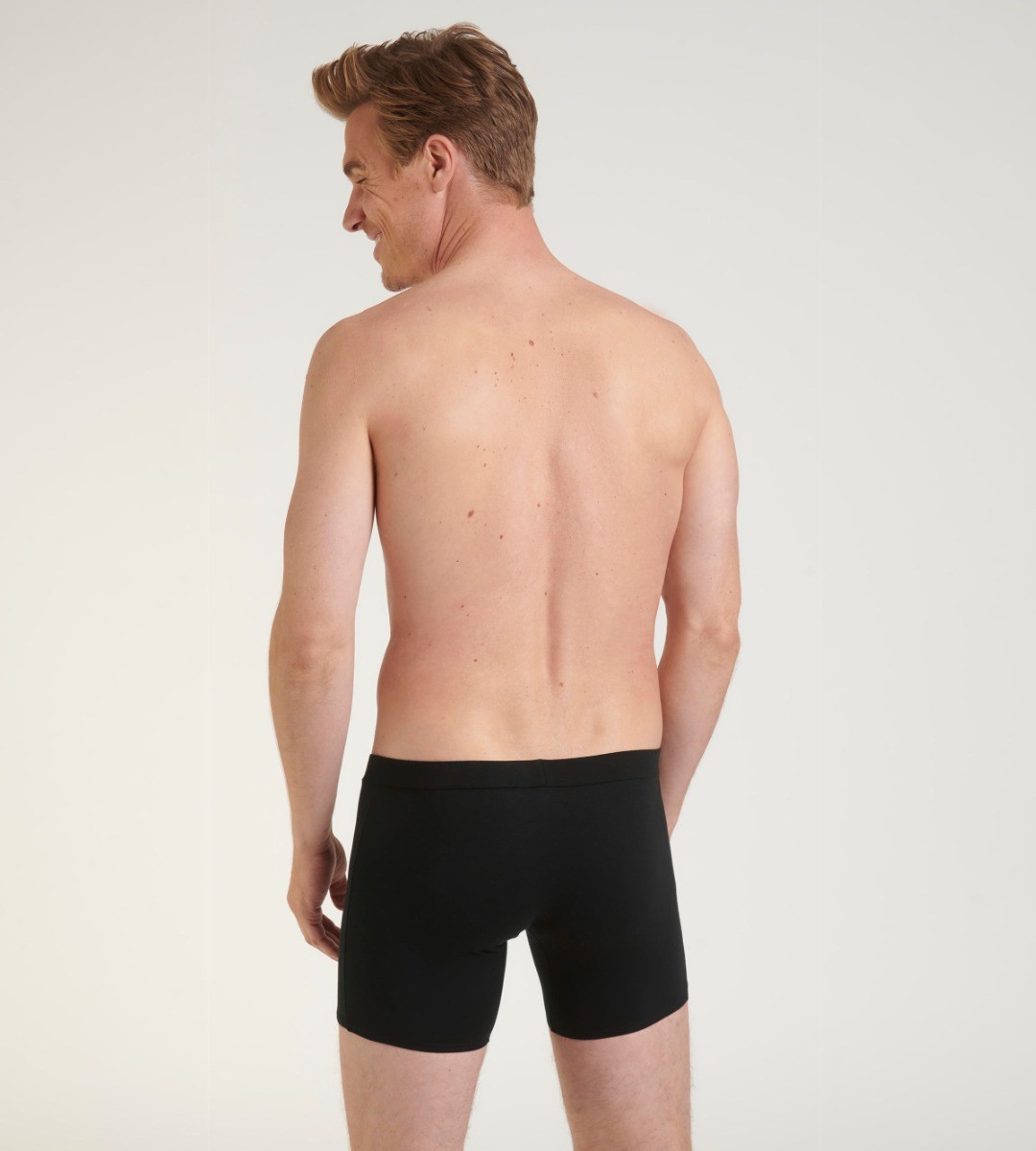 MEN Go Natural Heren Short 2-Pack Zwart