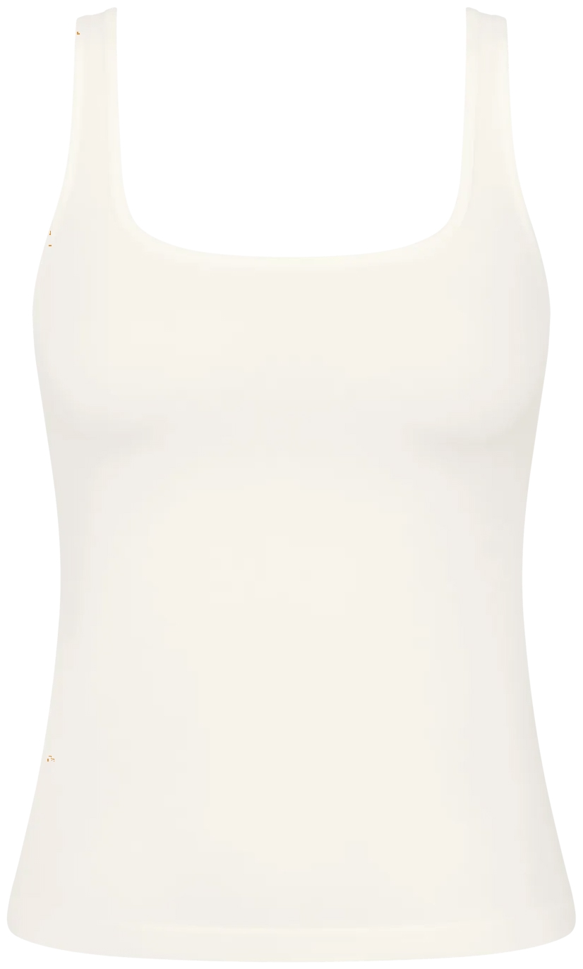 Dames Go Sense Tank Top Silk White