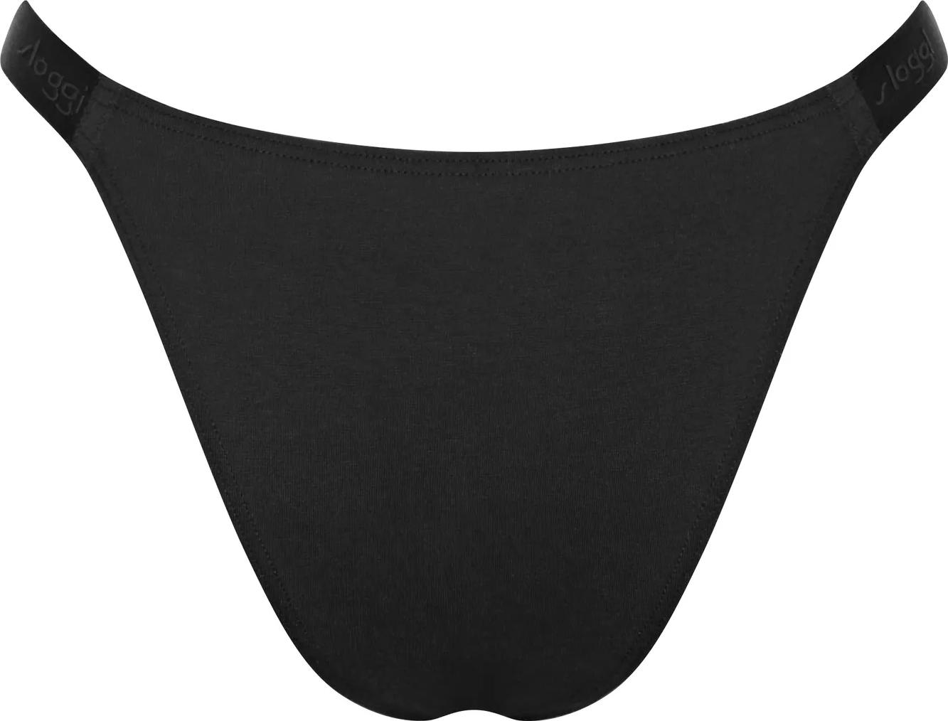 Go Casual Dames Tiny Tanga 2-Pack Black