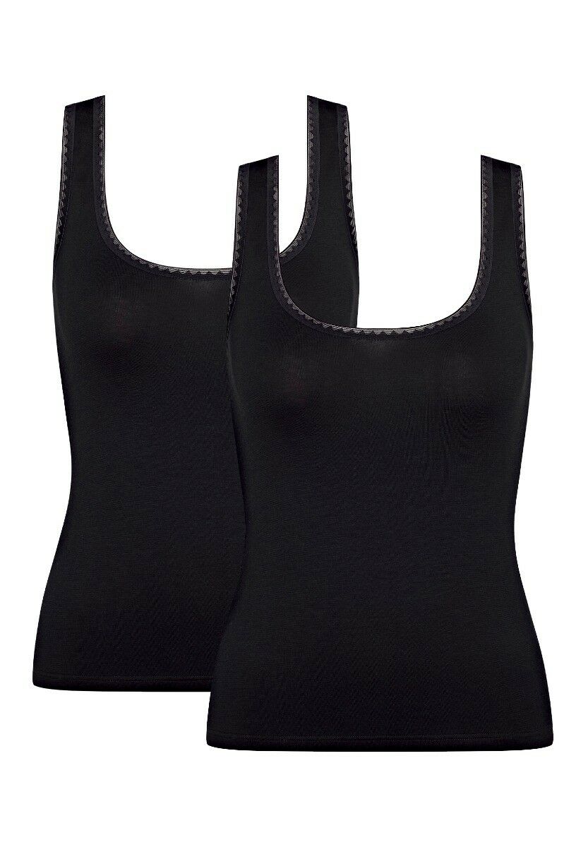 Dames GO 2-Pack Tank Top Zwart