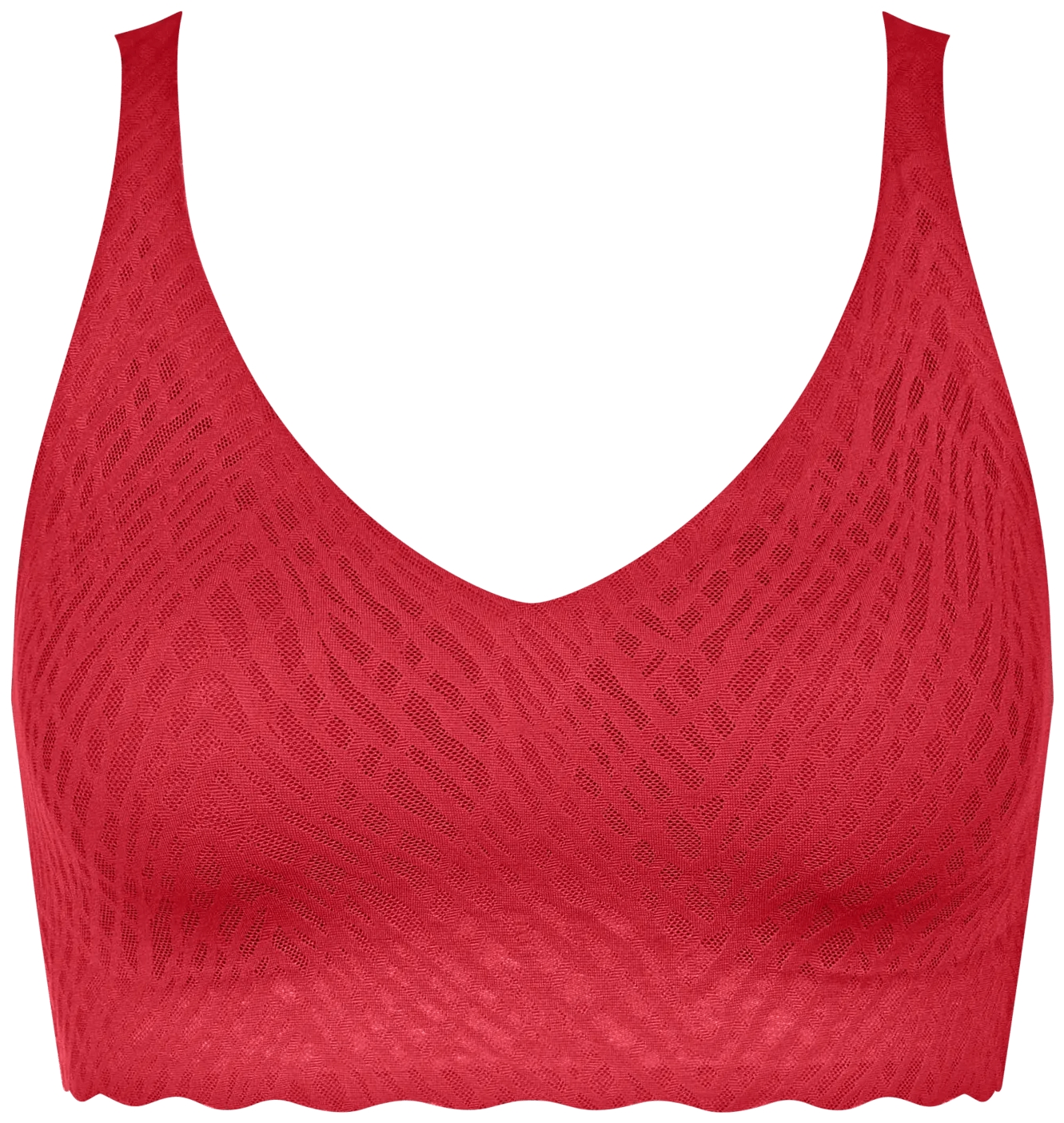 ZERO Feel Bliss Dames Festive Bralette Shanghai Red