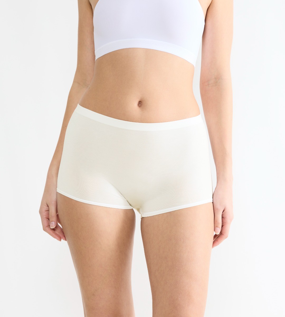 Sloggi Dames Go Sense Short 2-Pack Silk White