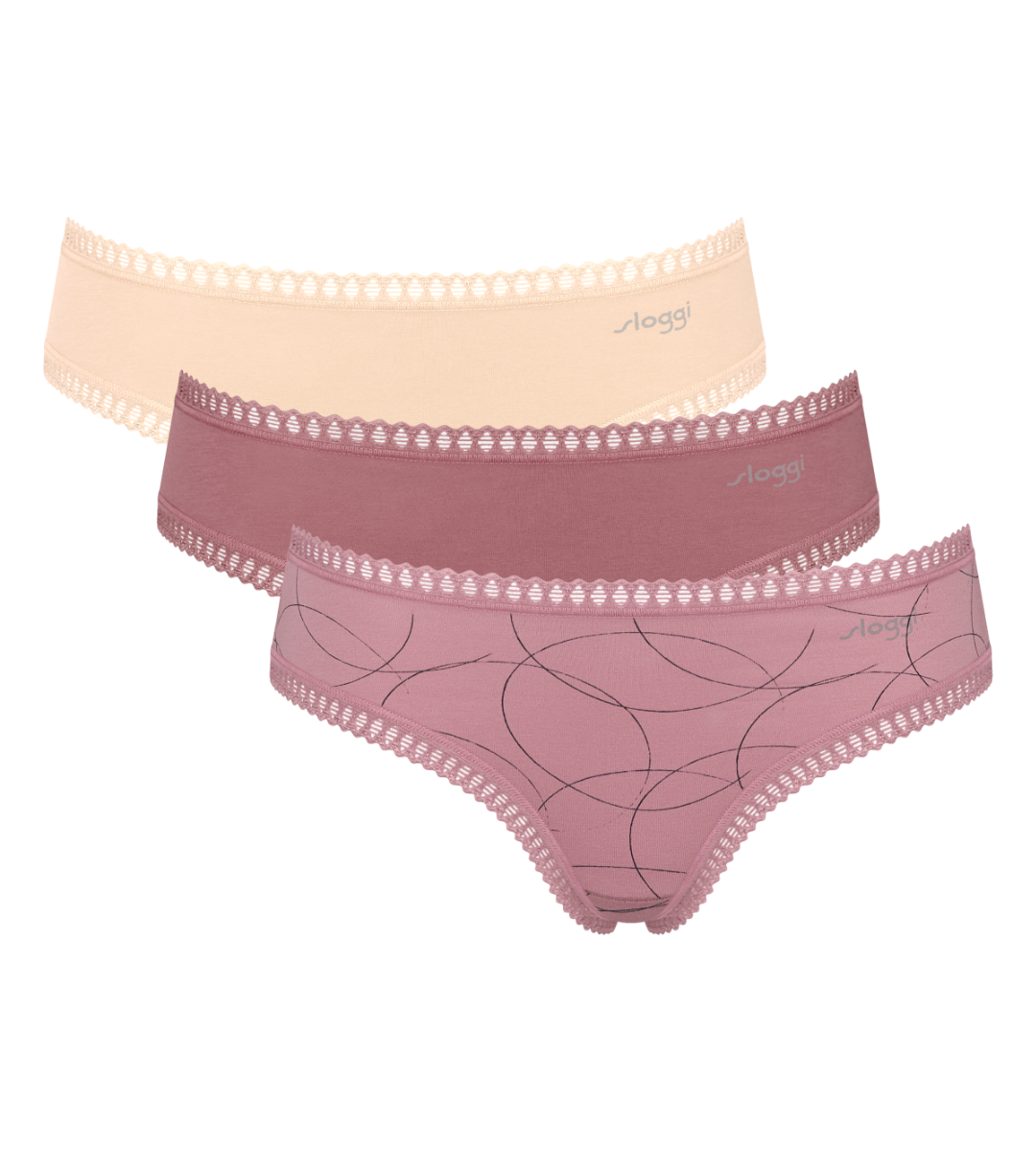 Go Crush Dames Hipster 3-Pack Multiple Colours 2