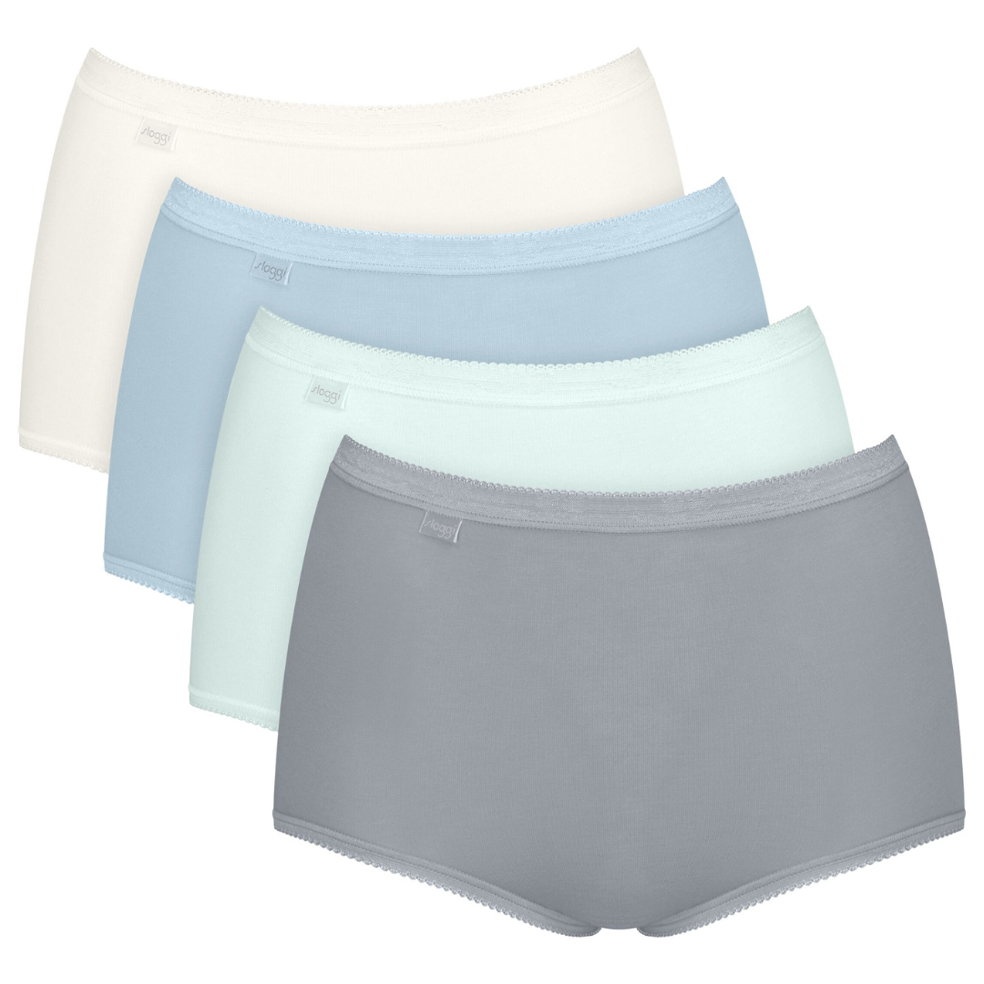 Basic+ Dames Maxi 4-Pack Sea Blue Light Combination